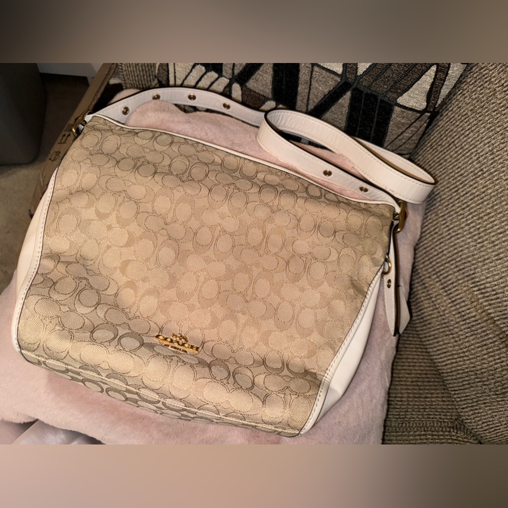 Coach Dufflette In Signature Jacquard